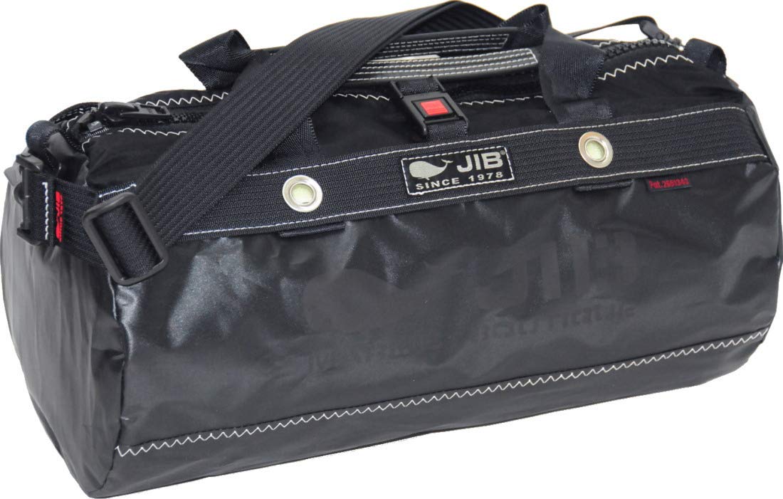 ま*ど様 JIB ボーダーダッフルバッグ　Border Duffle Bag　レ dsb-red.jpg